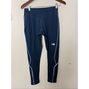 THE NORTH FACE Navy Blue Performance Hakuun Leggings Women’s Medium Activewear A
